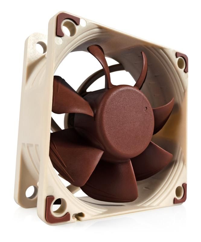 Noctua NF-A6x25 PWM， プレミアム 静音 ファン， 4-Pin接続 (60mm， ブラウン)