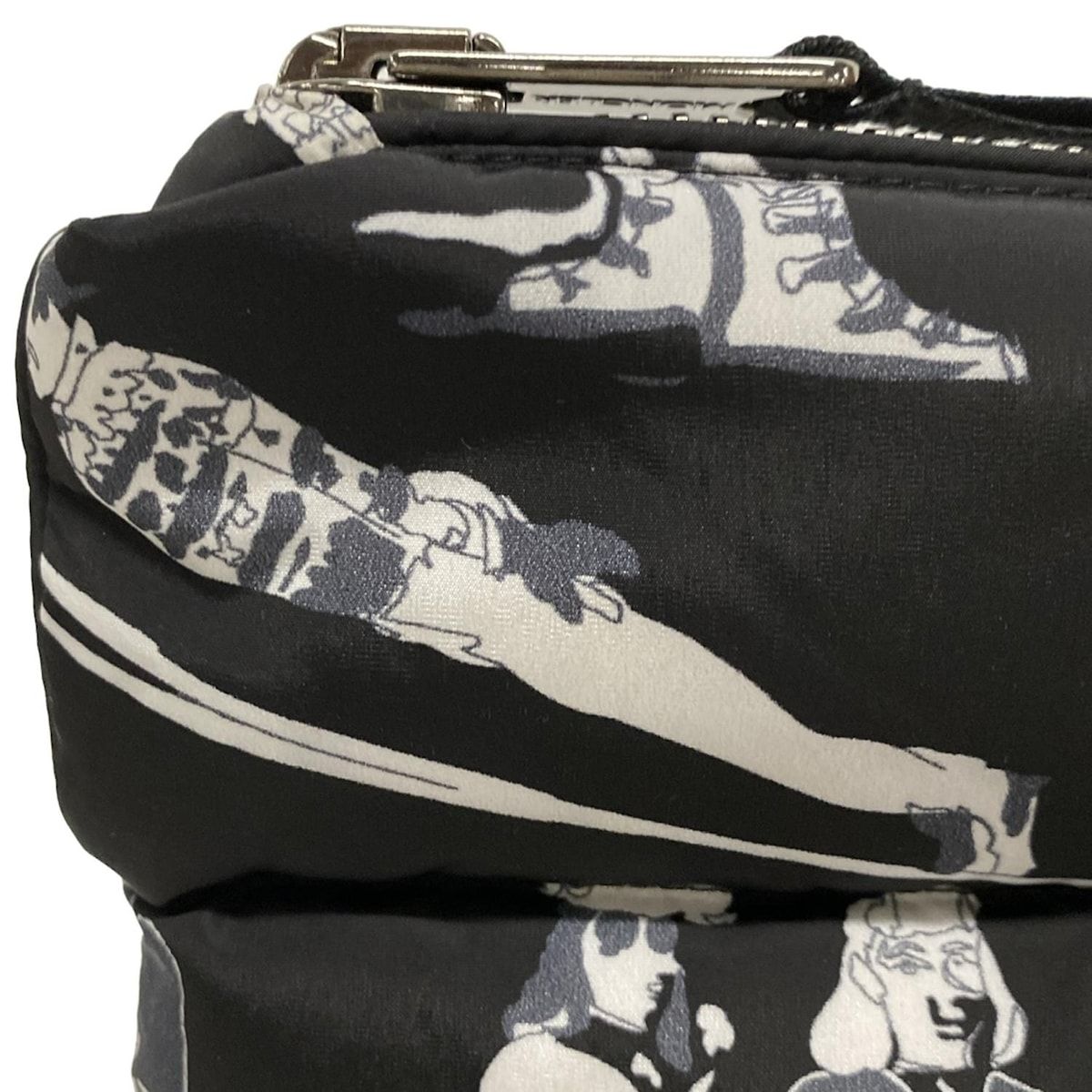 PIUMINO 黒×ダークグレー×白