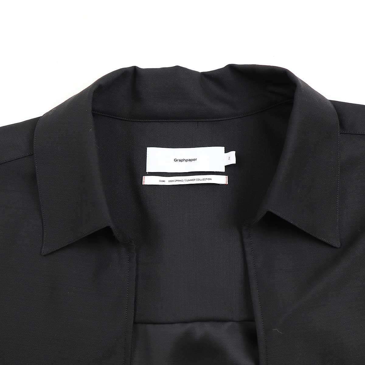 Graphpaper グラフペーパー 24SS Wool Cupro Skipper Shirt