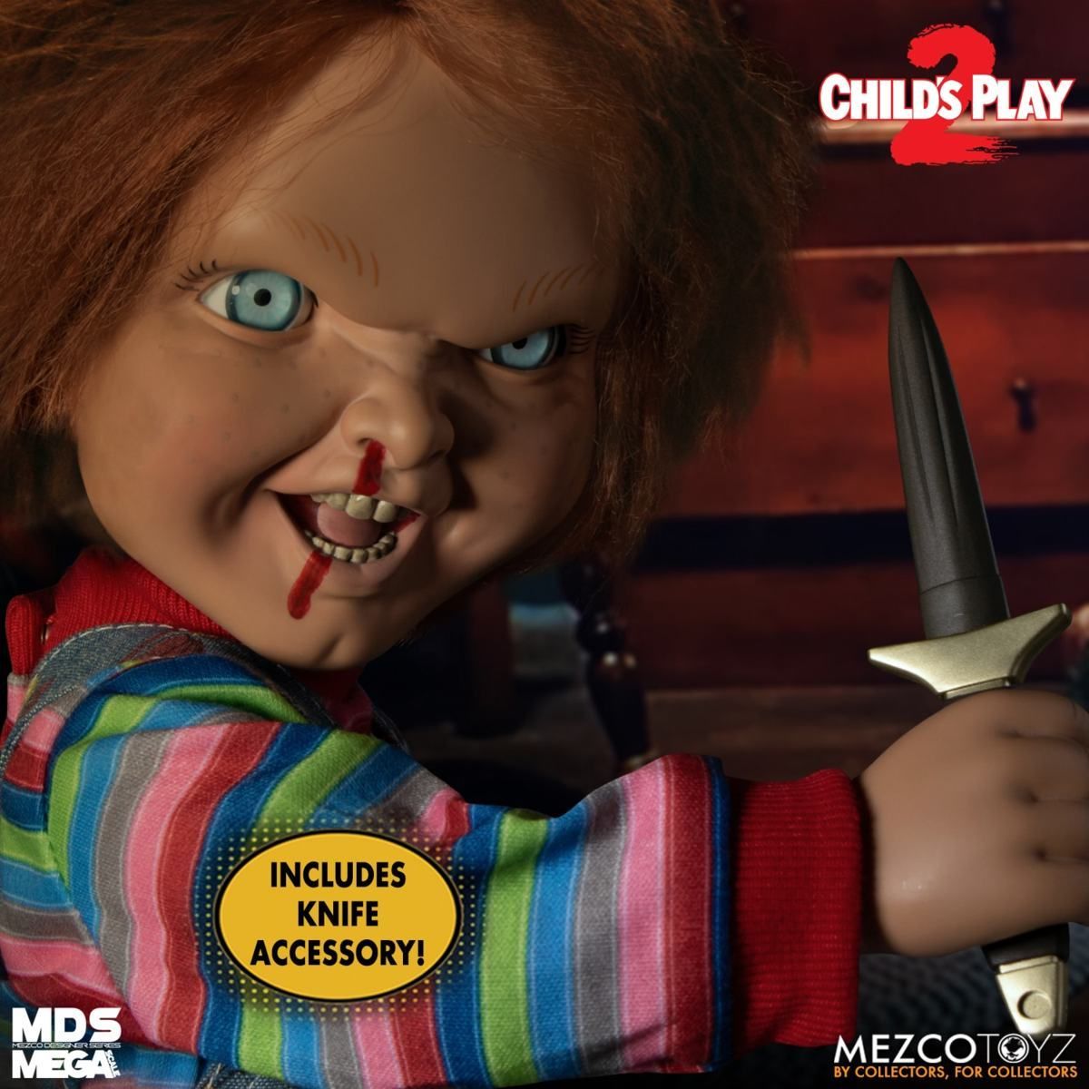チャッキー15inc フィギュア Menacing Chucky Mega Scale