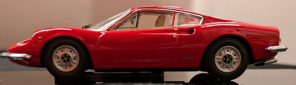 京商 1|43 Ferrari Dino 246gt Red|Biege 05081RS