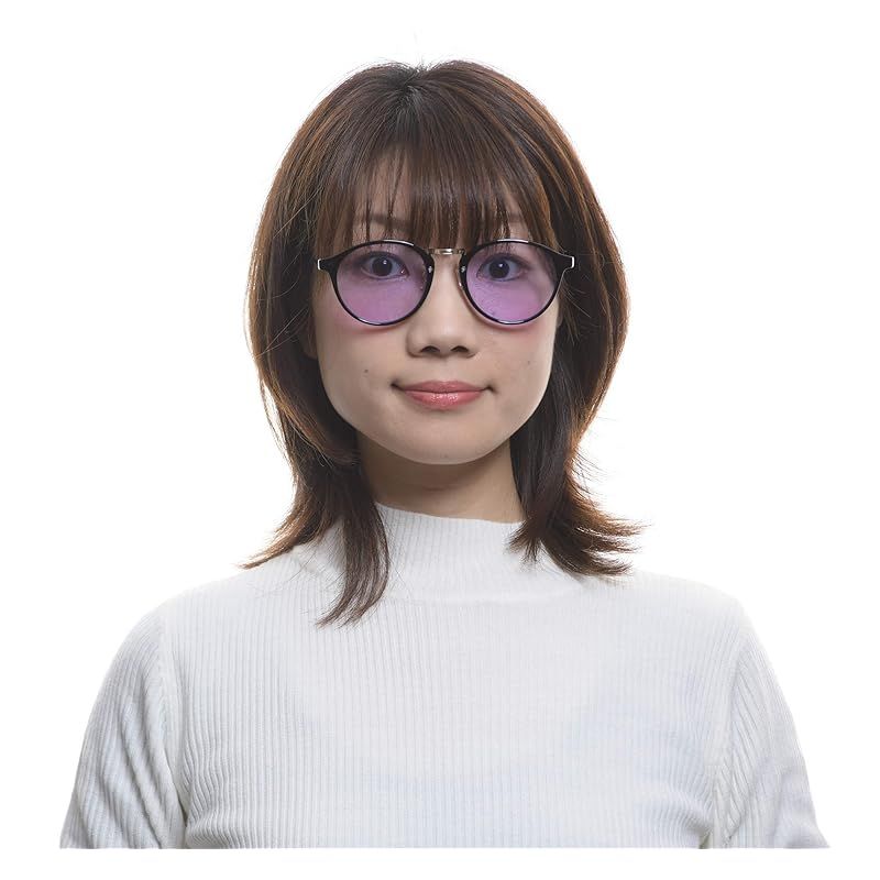 FaceTrick az Label] ボストンサングラス 男女兼用 紫外線99.9