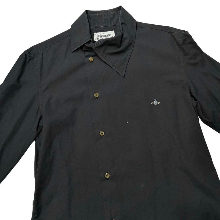 【美品】Vivienne Westwood MAN シャツ Vivienne Westwood MAN ミントカラーアシンメトリーシャツ