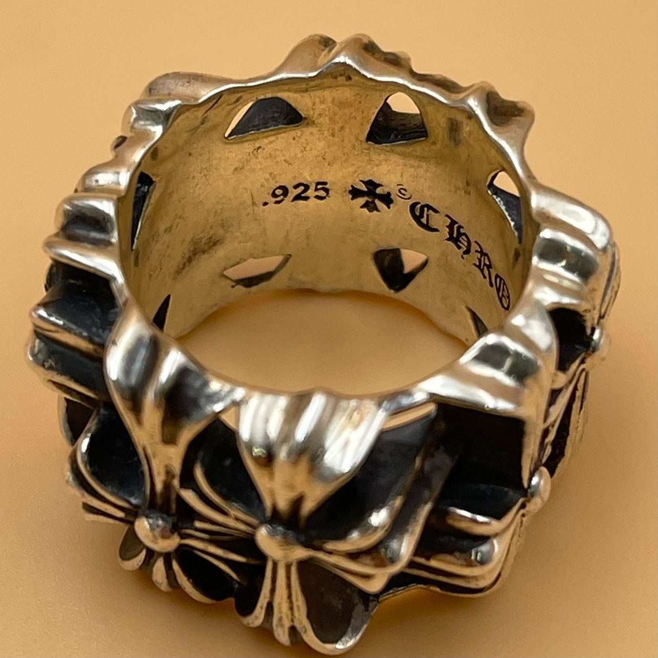 x*w様 クロムハーツ/CHROME HEARTSリング/2003 925/激レ 19号】925 CHROME HEARTS 2003 クロムハーツ セメタリー クロス リング
