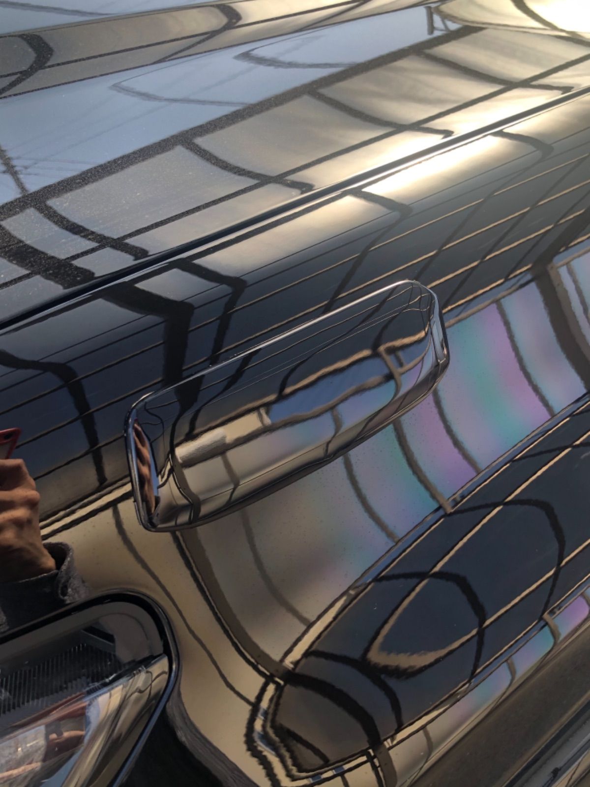 150プラド後期車用アシストミラーホールカバー070リミテッドチトセ