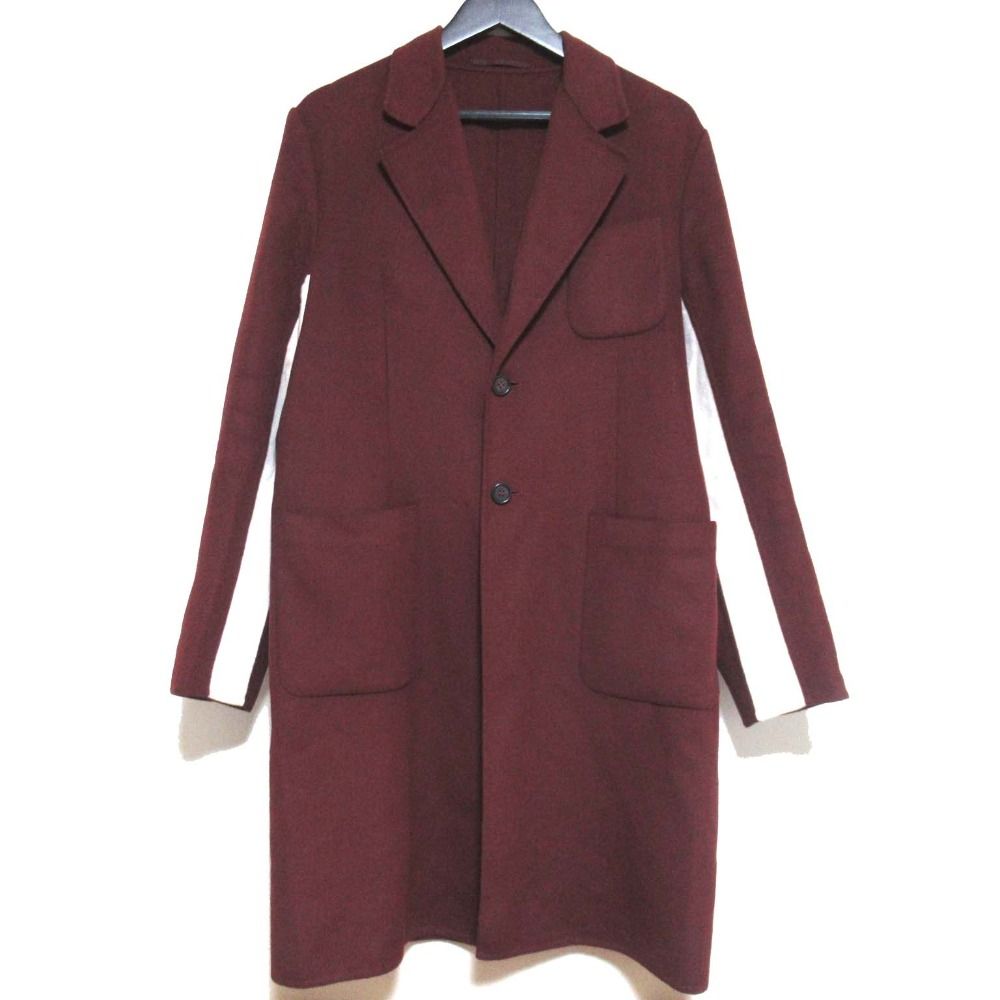 プラダ PRADA アンゴラ チェック M 黒 美品 PRADA プラダ ヴァージン  