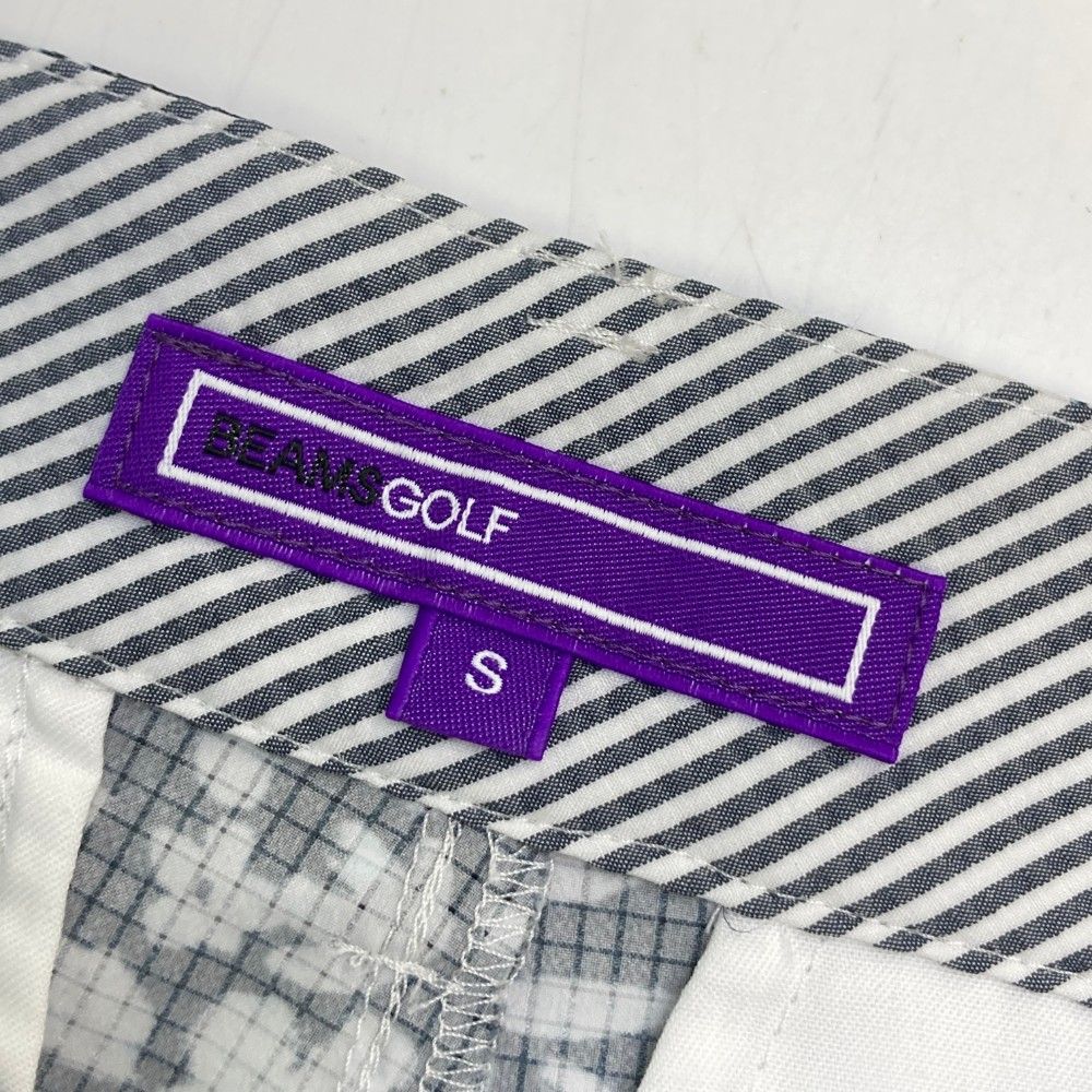 サイズ：S BEAMS GOLF ビームスゴルフ ショートパンツ 花柄 ネイビー系