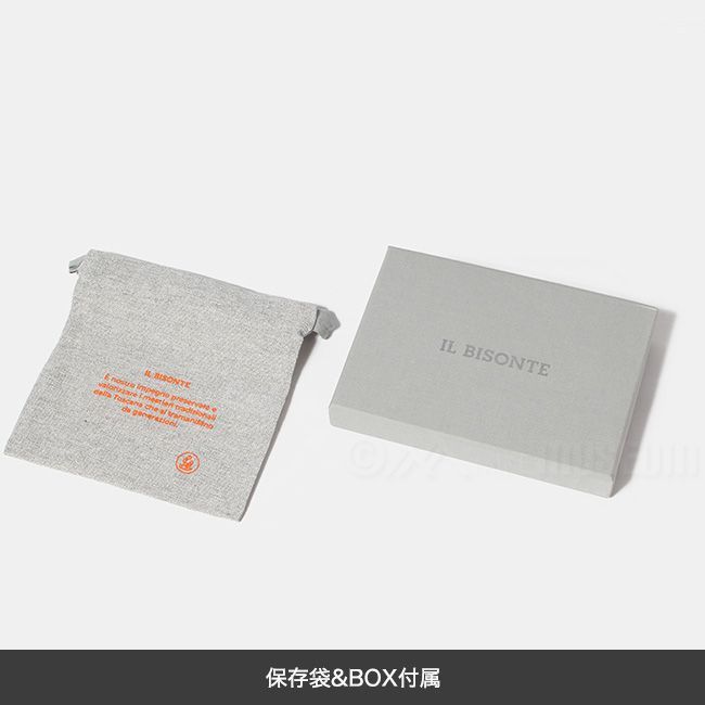 【新品未使用】 IL BISONTE イルビゾンテ クレジットカードケース 名刺入れ CARD CASE SCC096-POX001 【NERO】