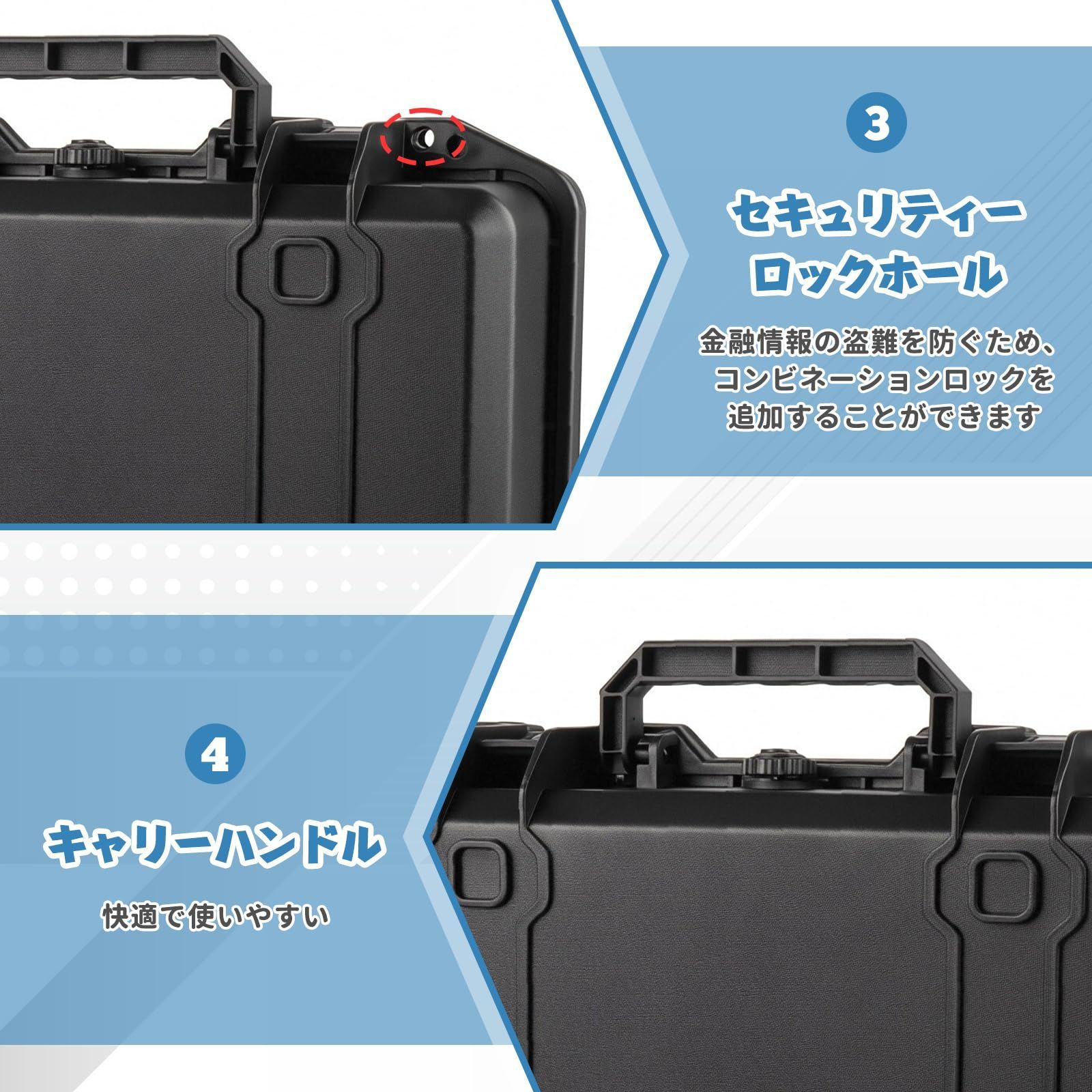 特価商品】30cm×24cm×8.5cm 楽器用 アウトドア ポータブル ハード