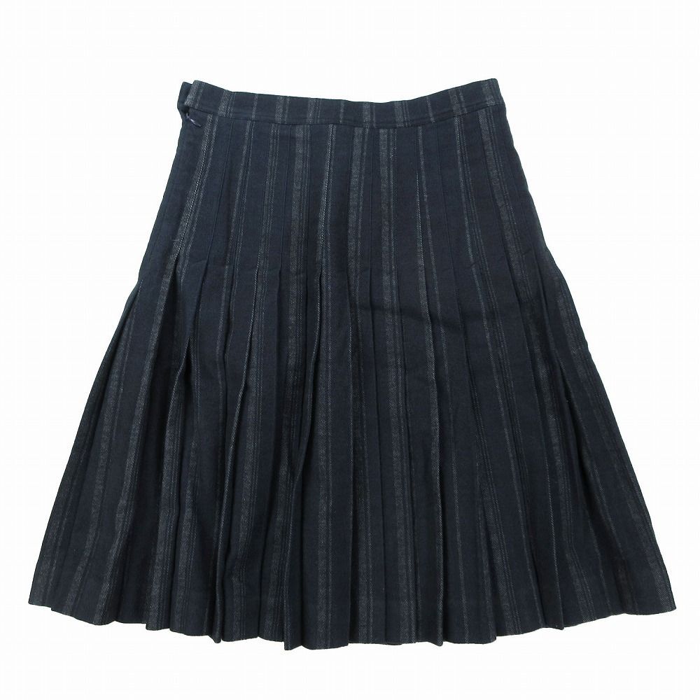 マドモアゼルノンノン Mademoiselle NONNON ストライプ プリーツ マドモアゼルノンノン Mademoiselle NONNON ストライプ プリーツ
