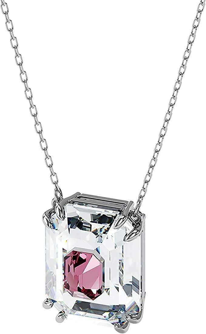 SWAROVSKI 5608647 ネックレス レディース シルバー ピンクChroma 並行 