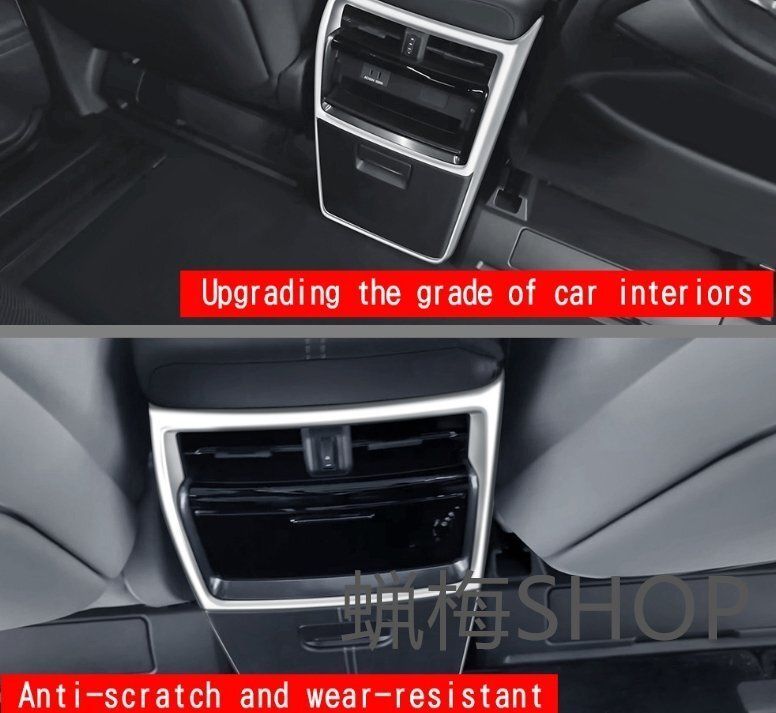 トヨタ アルファード ヴェルファイア 40系 2025- リア エアコンコンソールカバー パネル ピアノブラック 4色選択 1p FFCRYSTALESIA_COM