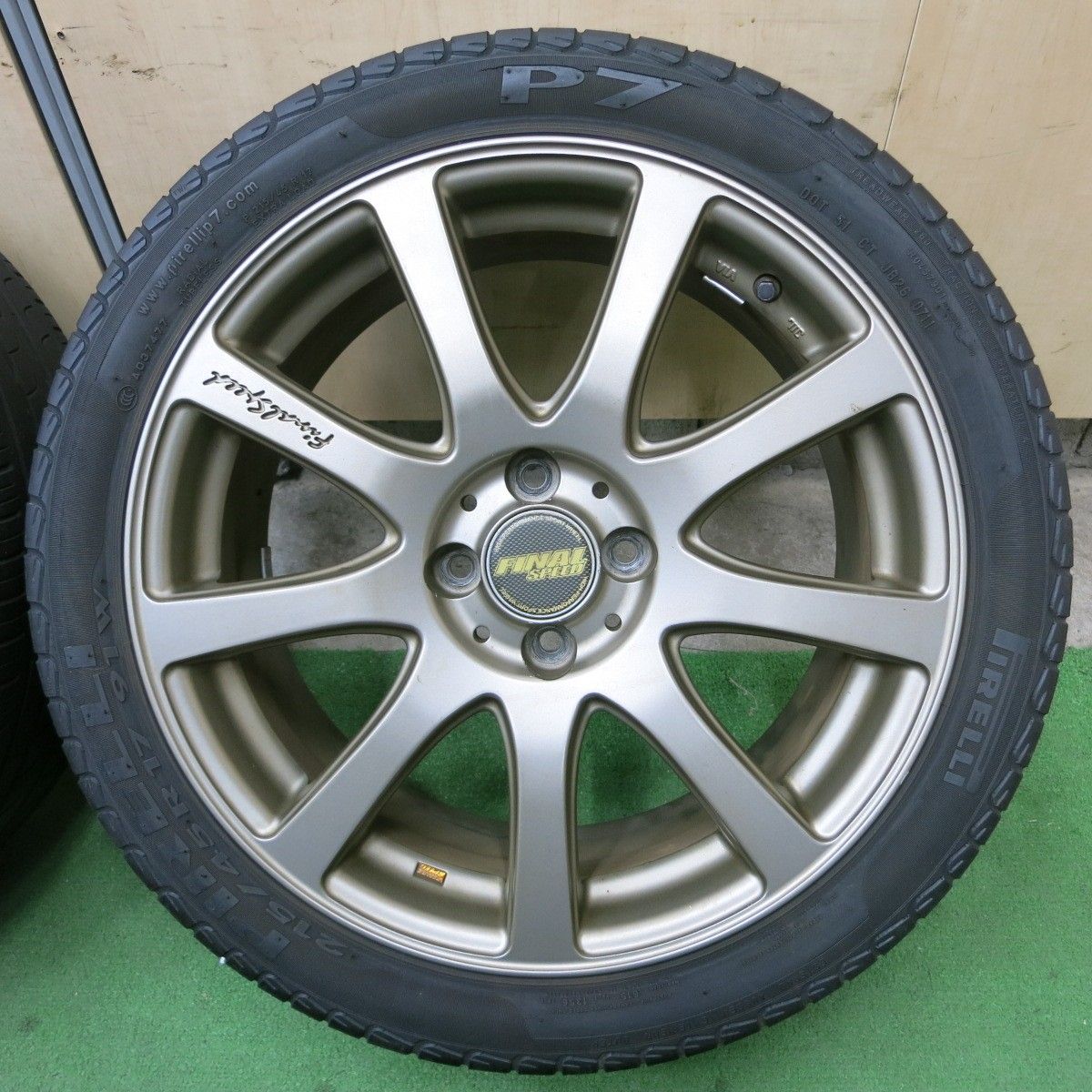 2024年製　ピレリ　P7　EVO　215/45R17　バリ溝80~90%　4本 ピレリタイヤ p7 evoのおすすめ人気商品一覧 通販 - Yahoo!ショッピング