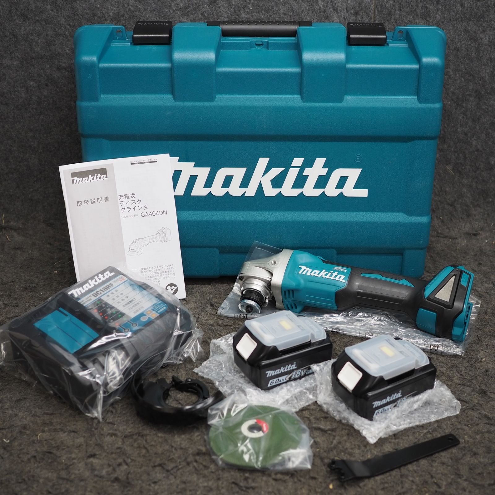 未使用品】マキタ/makita 100mmコードレスディスクグラインダ 