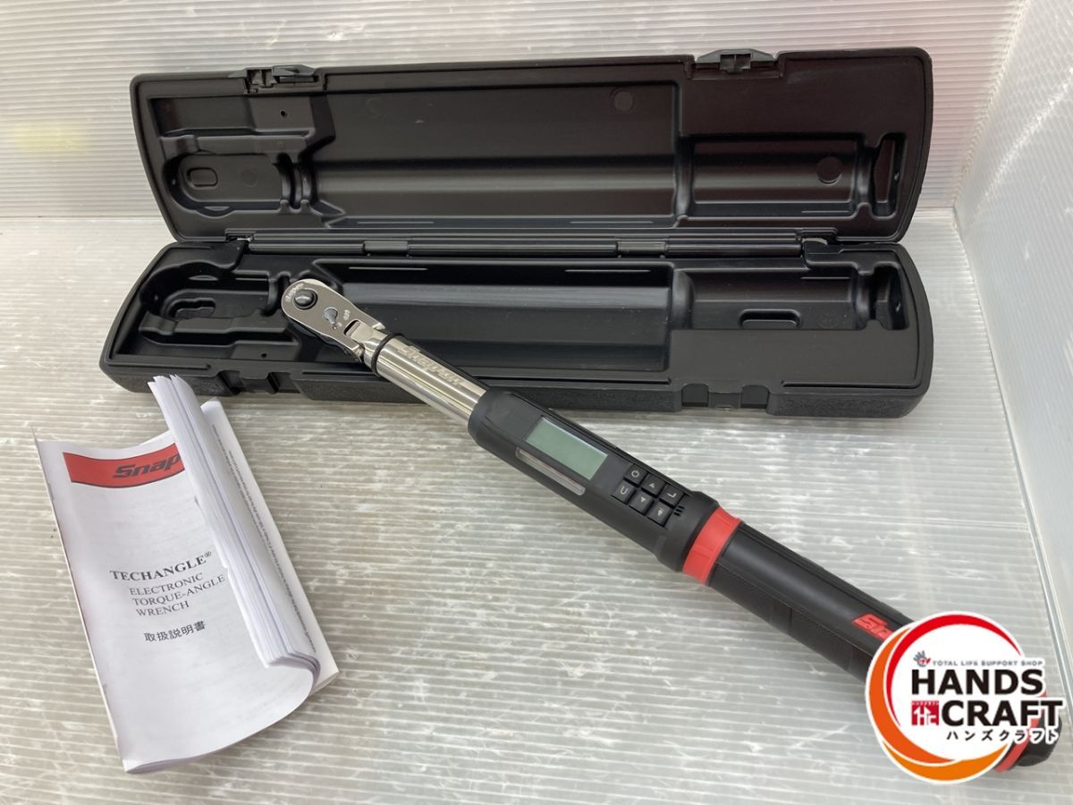 品 スナップオン デジタルトルクレンチ トルク 6.8-169N ｍ 振り角 4.5° 80ギア ATECH2NQ125B Snap-on