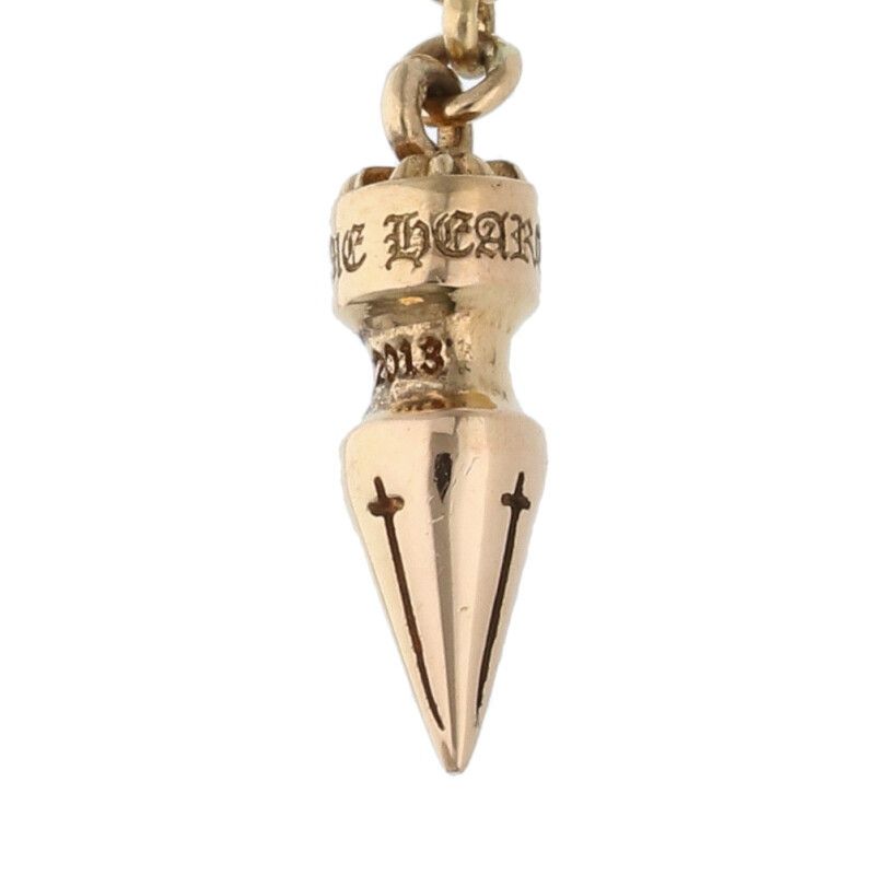 Chrome Hearts クロムハーツ 22K Gold ゴールド フープ ピアス クロムハーツCHプラスセーフティーピンスモール22K|クロムハーツ