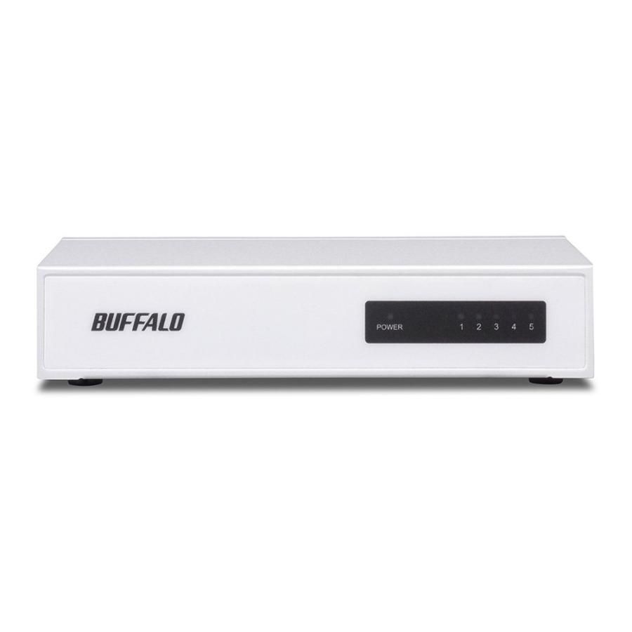 【送料無料，低価】 バッファロー BUFFALO 10/100Mbps対応 金属筺体 電源内蔵 5ポート ホワイト スイッチングハブ LSW4-TX-5NS/WHD その他