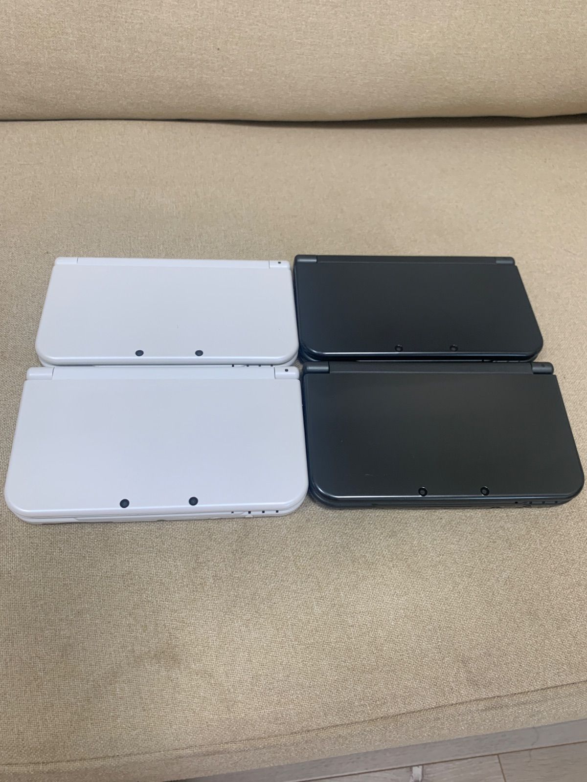 new ニンテンドー3dsLL メタリックブラック パールホワイト 2個ずつ