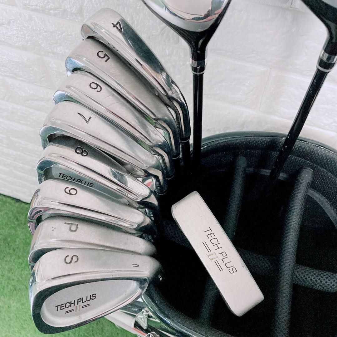 ゴルフクラブ メンズ セット PRGR Tech plus 12本 初心者 ゴルフクラブ メンズ セット PRGR Tech plus 12本 初心者 プロギア