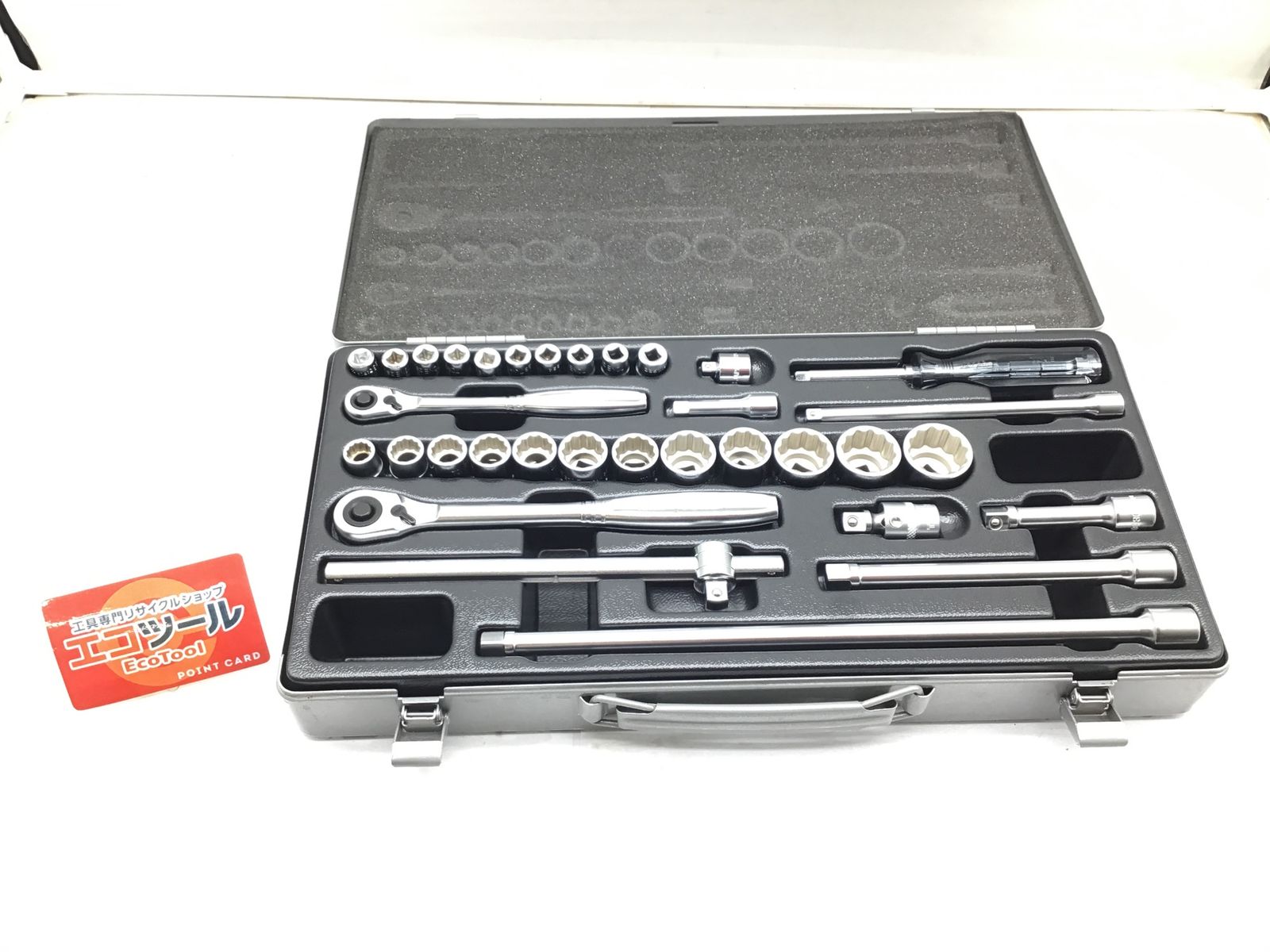 ♥に近い TONE|トネ ミックスソケットレンチセット 差込角6.35-9.5mm1|4 -3|8 230MX 内容33点 シルバー ITNOBC7RSJZW エコツール笠寺店 M02