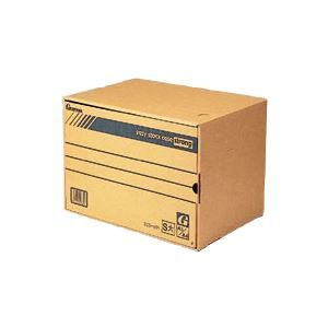  （まとめ） ゼネラル イージーストックケース 段ボール製 ストロング（前開きタイプ） SCS-401 1個入 