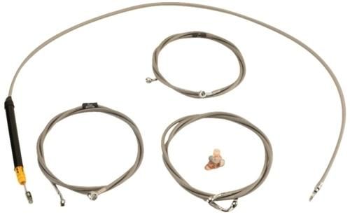 ハンドルバー ケーブル＆ブレーキラインキット ステンレスメッシュ 12～14インチエイプハンガー 2025年以降FLHXSE FLTRXSE 2025年以降FLHX|U FLTRX|STSE