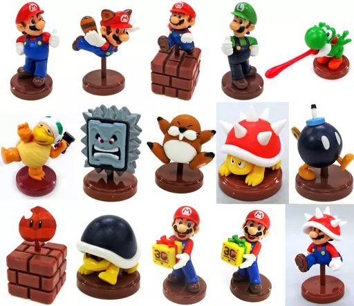 トレーディングフィギュア　全13種セット 「チョコエッグ スーパーマリオ 第2弾」 Unboxing] One more SuperMario chocolate egg left until the