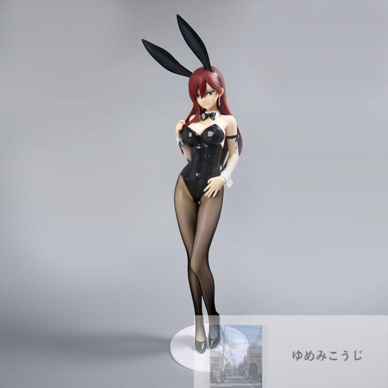 フェアリーテイル エルザ バニー フィギュア 高約 45 CM ゲームキャラクター モデル 新築祝 プレゼント 置き型 装飾品 誕生日プレゼント 雰囲気アップ ゆめみこうじ