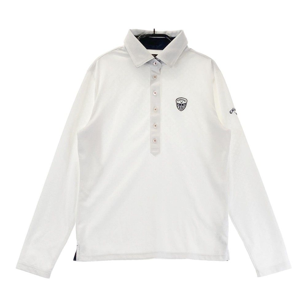 Callaway 長袖ポロシャツ ホワイト