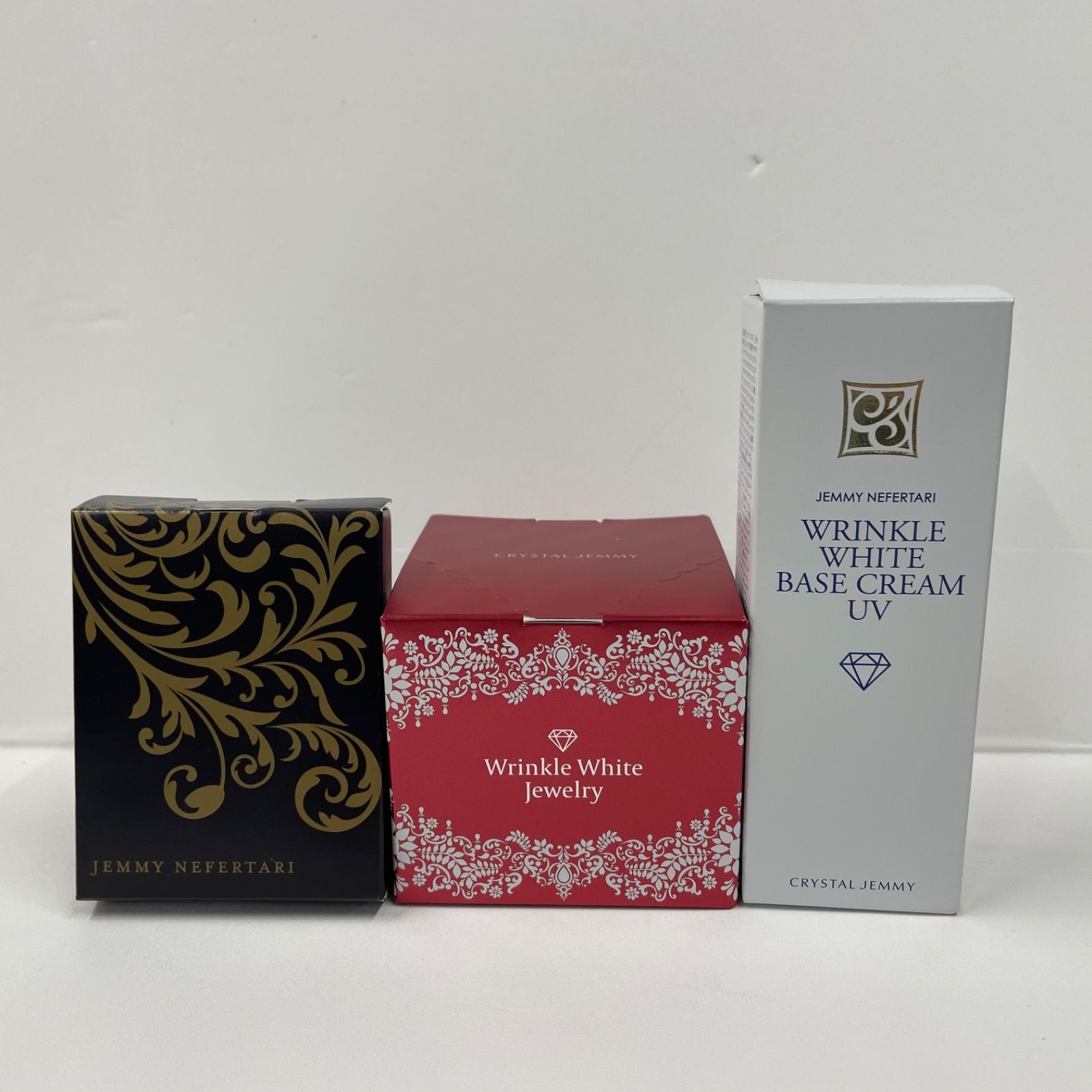 日本初(※1)！シワ改善できるベースクリーム【ジェミーネフェルタリ リンクルホワイトベースクリームUV】［医薬部外品］が新発売！ | 株式会社クリスタル  ジェミーのプレスリリース CRYSTAL JEMMY base cream uv 3本セット