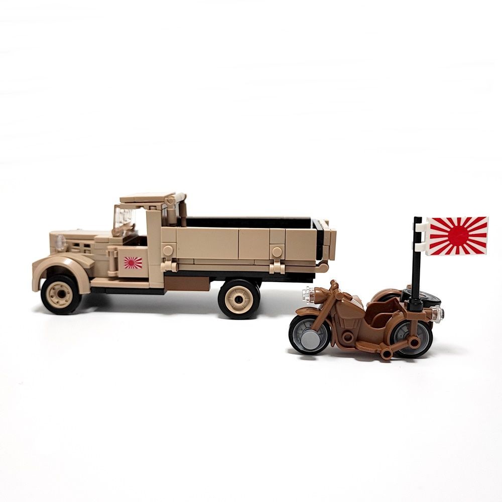 ESシリーズ 日本 日産180トラック ブロック戦車 278PCS - メルカリ