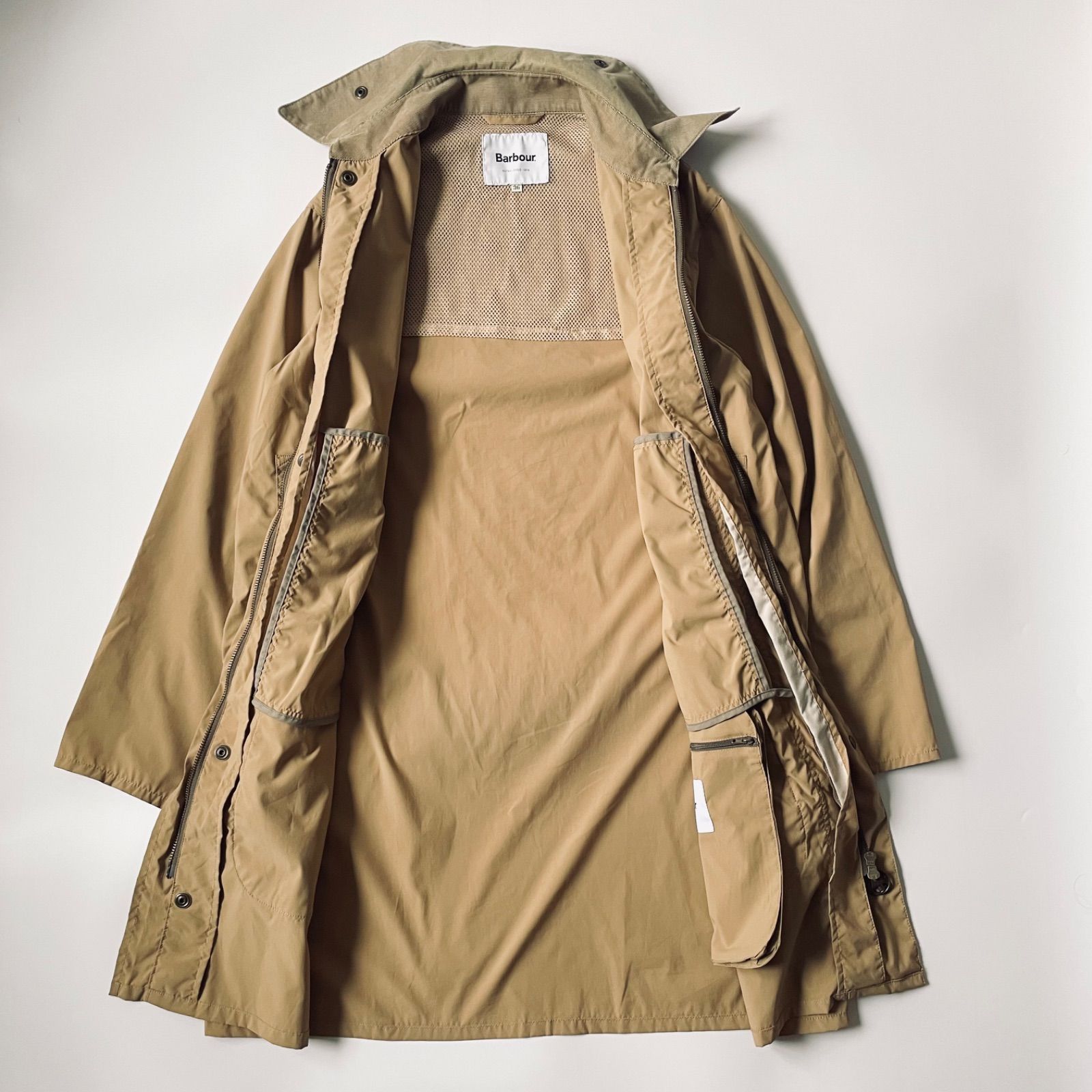 Barbour / SHIPS別注 BORDER ナイロン パッカブルコート - メルカリ