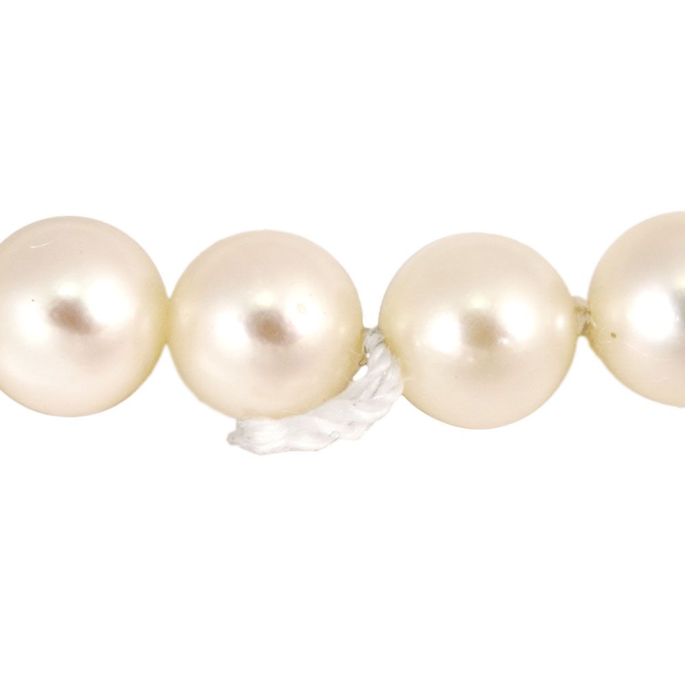 ミキモト MIKIMOTO ベビーパール 5.0-5.5mm ネックレス 38cm SVクラスプ レディース【中古】