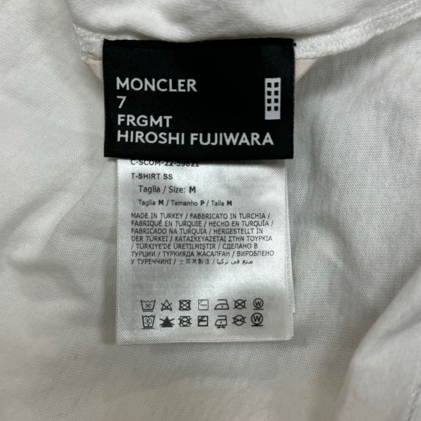 定価62700円 国内正規 MONCLER FRAGMENT HIROSHI FUJIWARA 23SS T 