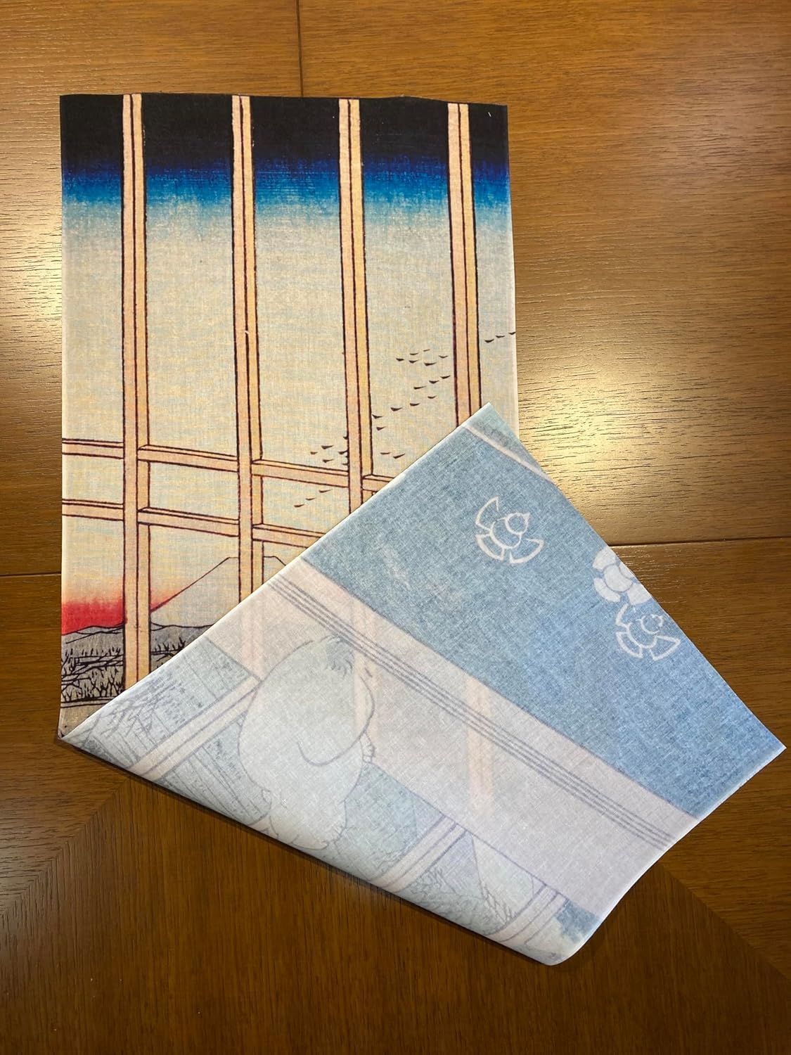 古今東西 浮世絵 手ぬぐい 歌川広重 名所江戸百景 浅草田甫酉の