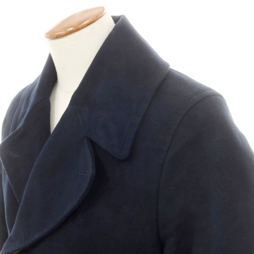 シーラップ Sealup MAESTRALE モールスキンコットン ピーコート ネイビー サイズ48 メンズ