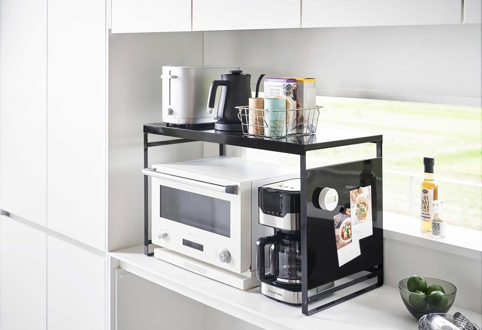 スチールパネル付きレンジラック W