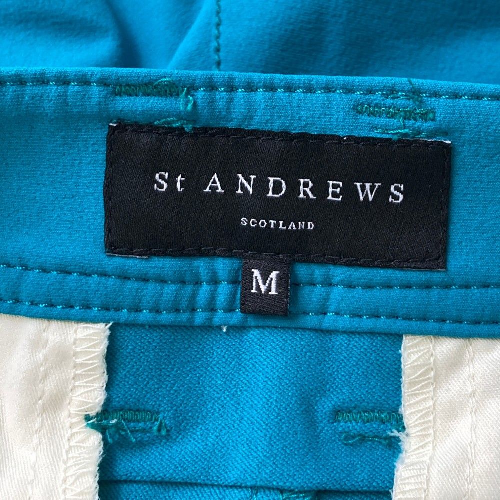 サイズ：M ST ANDREWS セントアンドリュース 2023年モデル ストレッチパンツ  ブルー系 [240101452000] ゴルフウェア レディース ストスト サイズ：M ST ANDREWS セントアンドリュース 2023年モデル