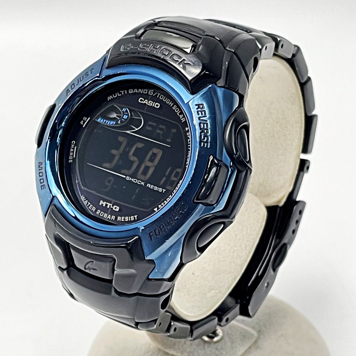 CASIO カシオ G-SHOCK MTG-M900BD-2JF ブラック×ブルー 電波ソーラー 