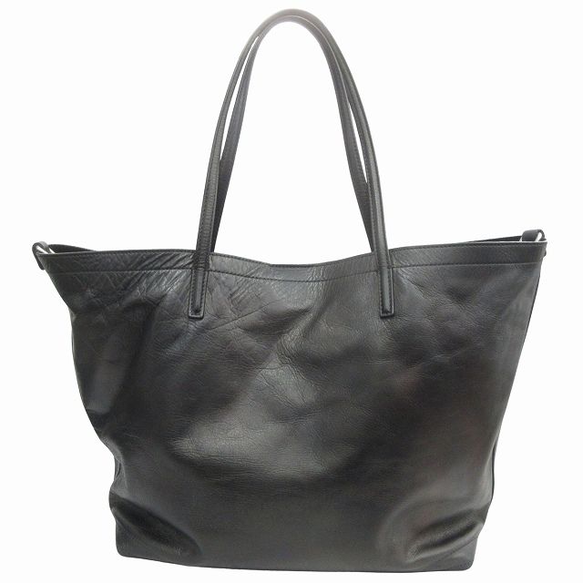 希少品 ディースクエアード レザー 2WAY ショルダーバッグ ロゴ型押し 黒 DSQUARED2 ディースクエアード ロゴ ショルダーバッグ