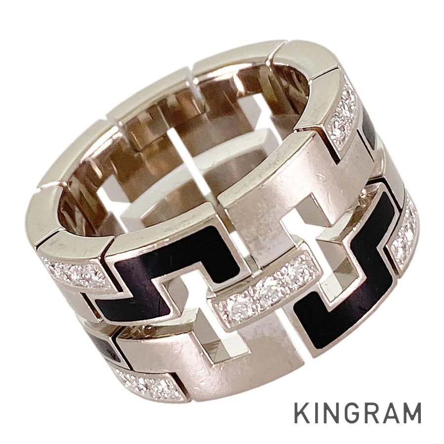 大人気 カルティエ 9.5 ダイヤモンド K18WG ドラゴンパドロック CARTIER ホワイトゴールド
