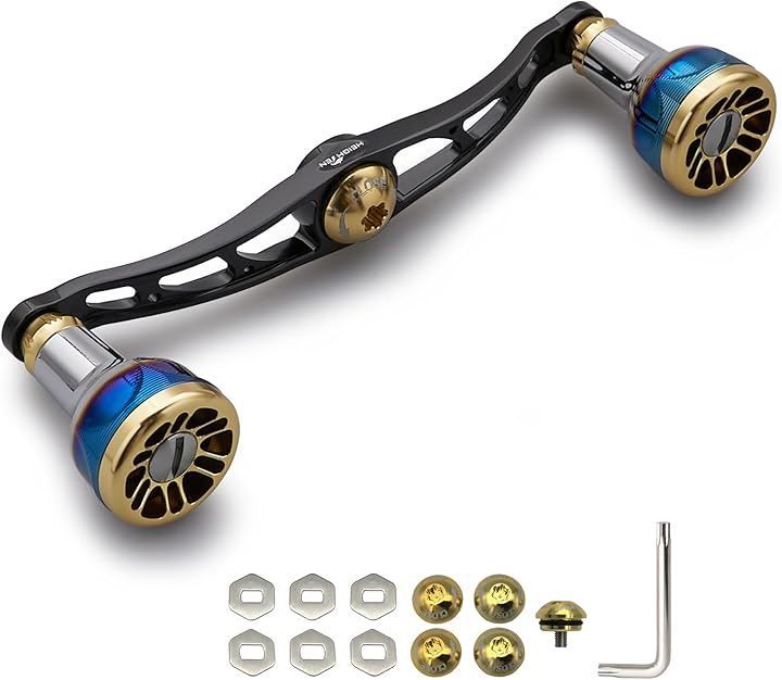 HEIGHTEN V2.0 105/115mm ベイト リール ハンドル 航空アルミ製 シマノ