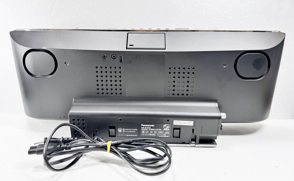 HY】【美品】Panasonic SC-HC40-K ブラック iPod/iPhone対応 D-dock