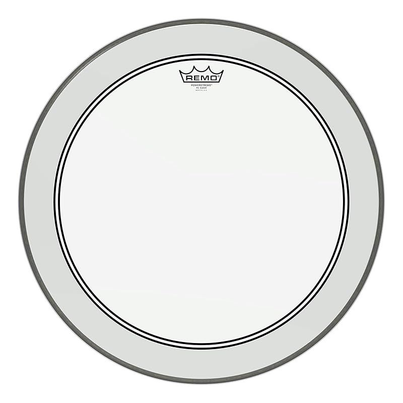 REMO 20インチ バスドラム ヘッド パワーストローク3 クリアー P3-320B