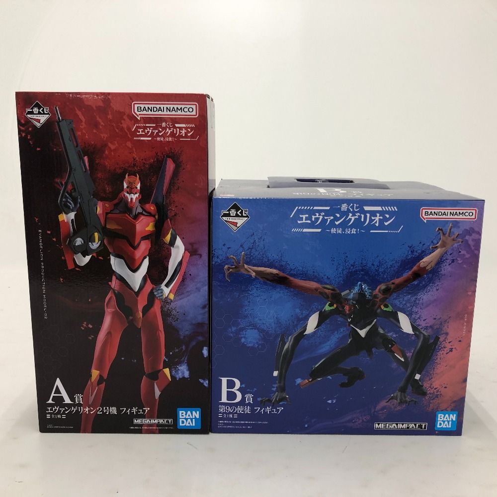 新品】エヴァンゲリオン 一番くじ フィギュア 2種セット 中古】【開封