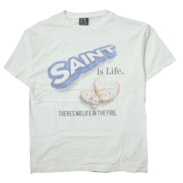 SAINT MICHAEL セントマイケル 22AW 日本製 SHERMER ACADEMY SA SS TEE 
