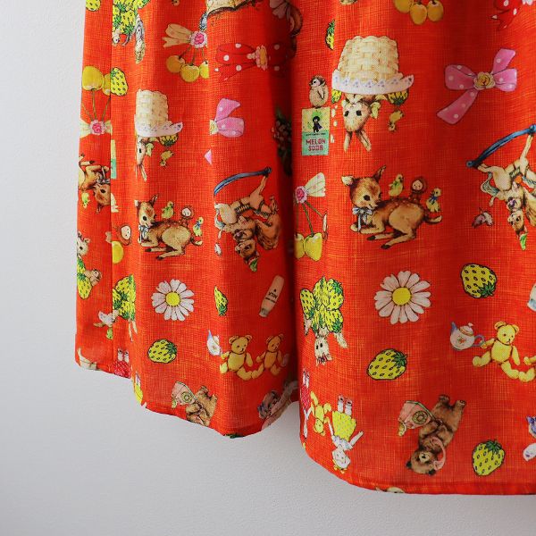 美品 yukiemon ユキエモン フランシュリッペ 春テキスタイル 丈長  