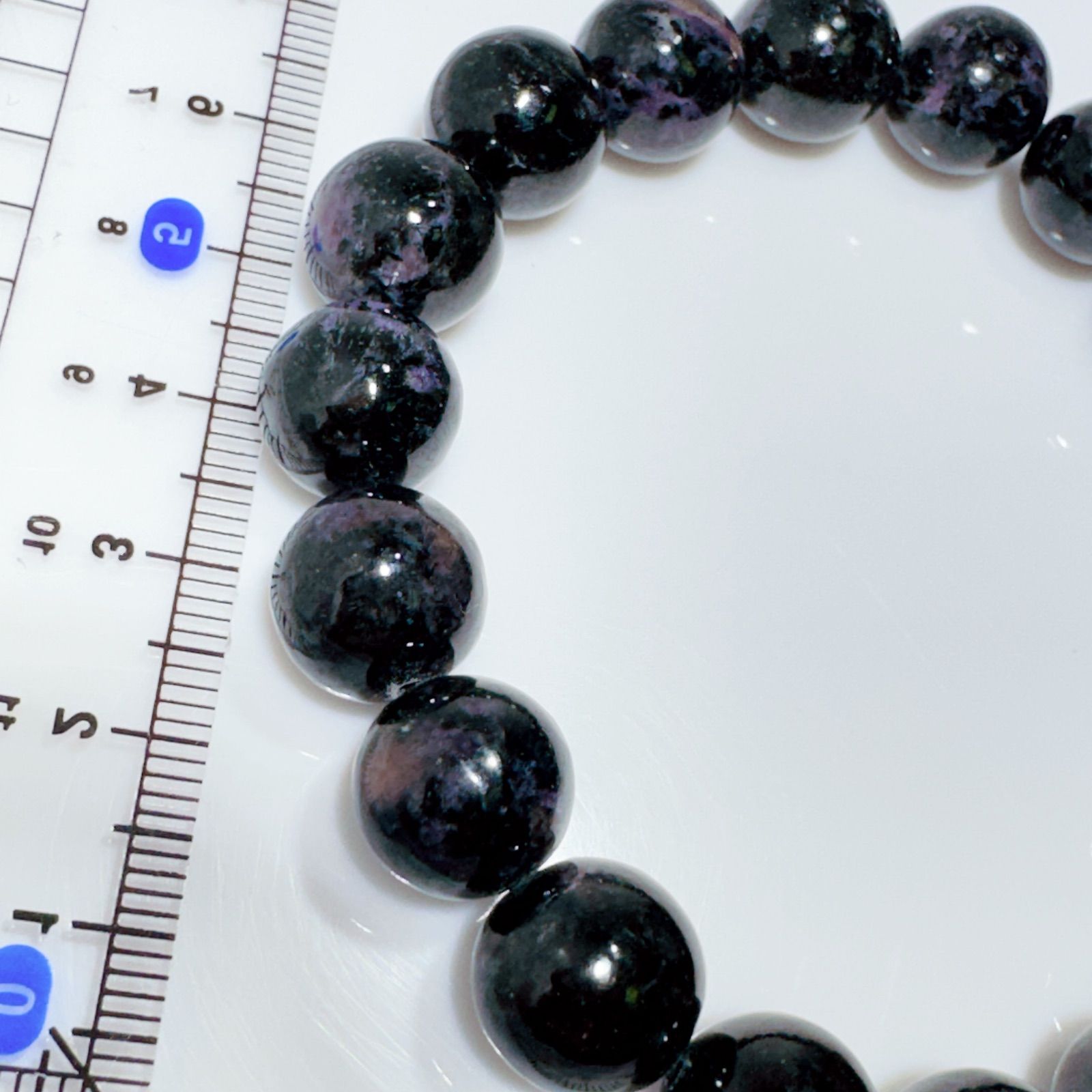 ブラックスギライトブレスレットNO25-2382