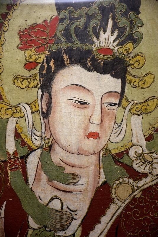 中国美術　絵画　古画　額装　布絵肉筆画　仏画　反弾琵琶図 中国美術 絵画 古画 額装 布絵肉筆画 仏画 反弾琵琶図 - メルカリ