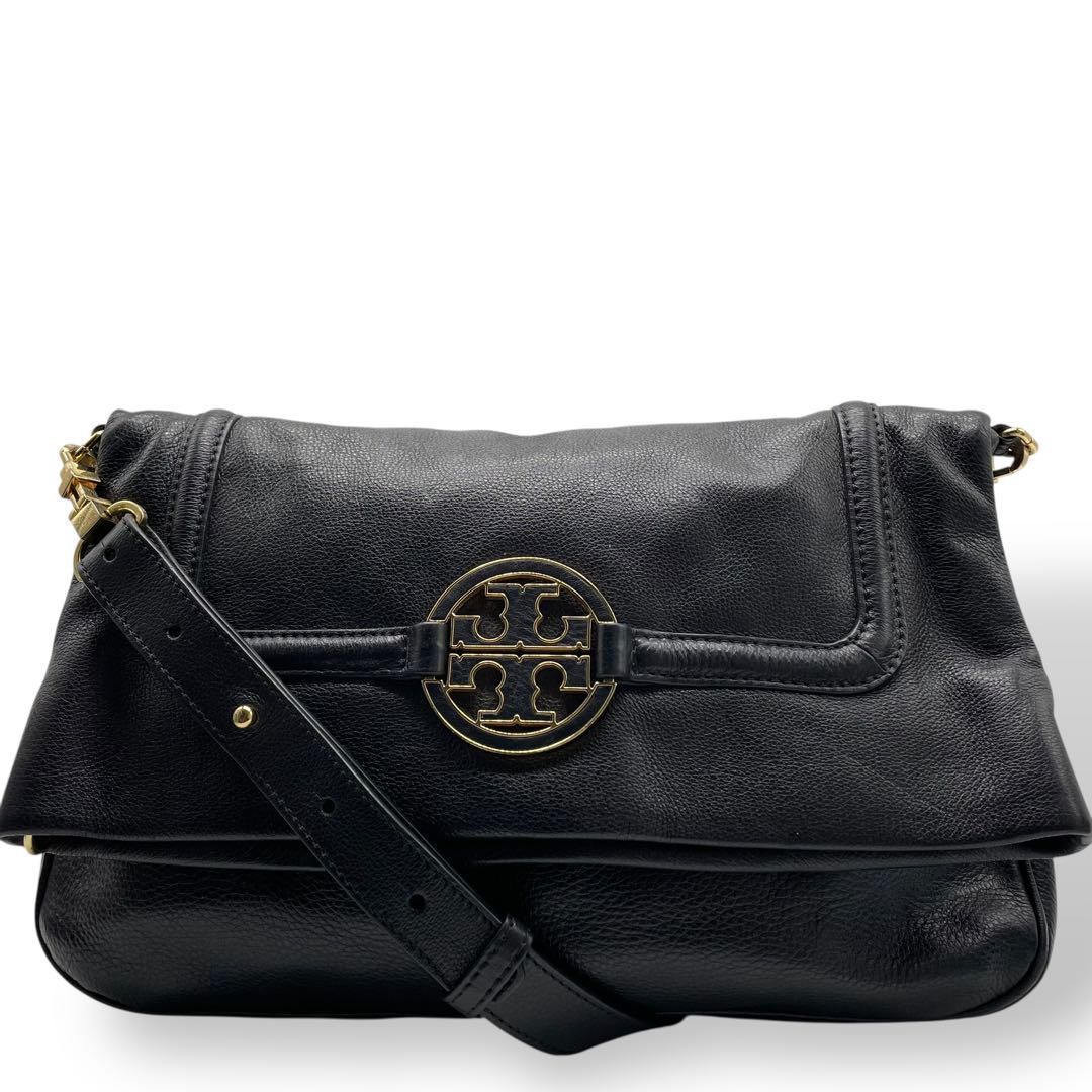 極美品 トリーバーチ ロゴモチーフ 2way ショルダーバッグ